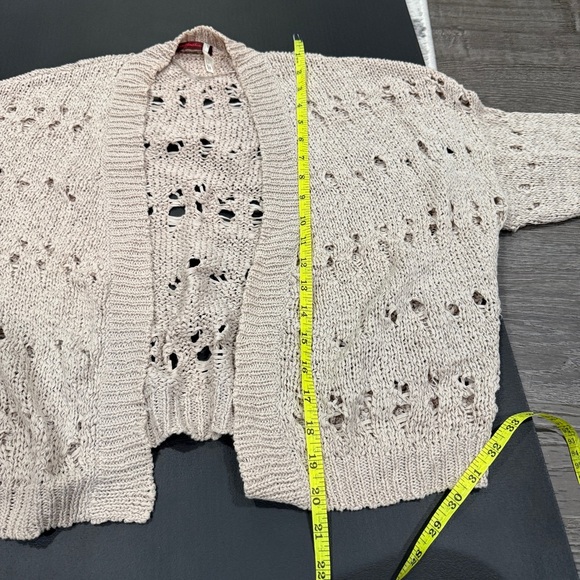 Left on Houston by Anthropologie Textured Open Front Cardigan - Picture 9 of 9